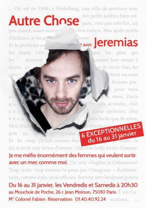 Autre Chose, Affiche spectacle