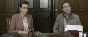 Valérie Crouzet et Bruno Paviot dans le court-métrage "Le bonheur des uns" de Jeremias Nussbaum © Mias Media