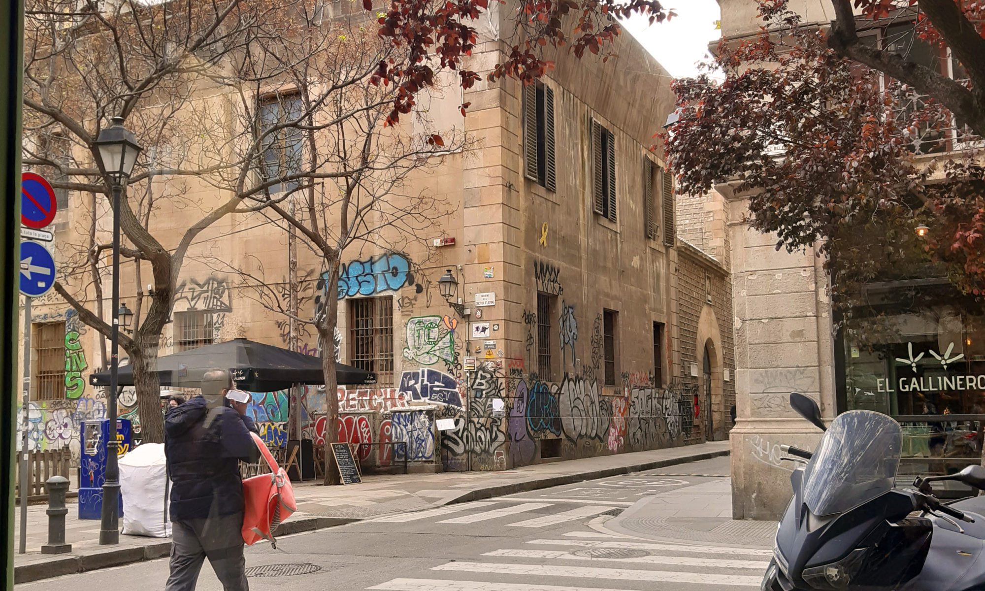 Un coin de rue à Barcelone